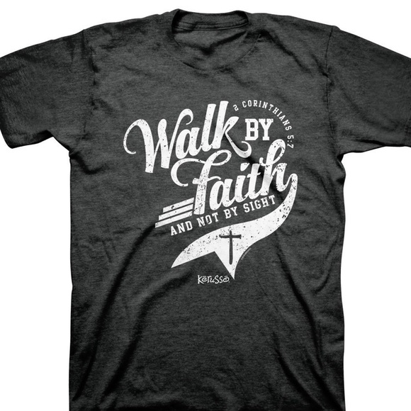 Kerusso Walk By Faith Tshirt - Picture 1 of 2